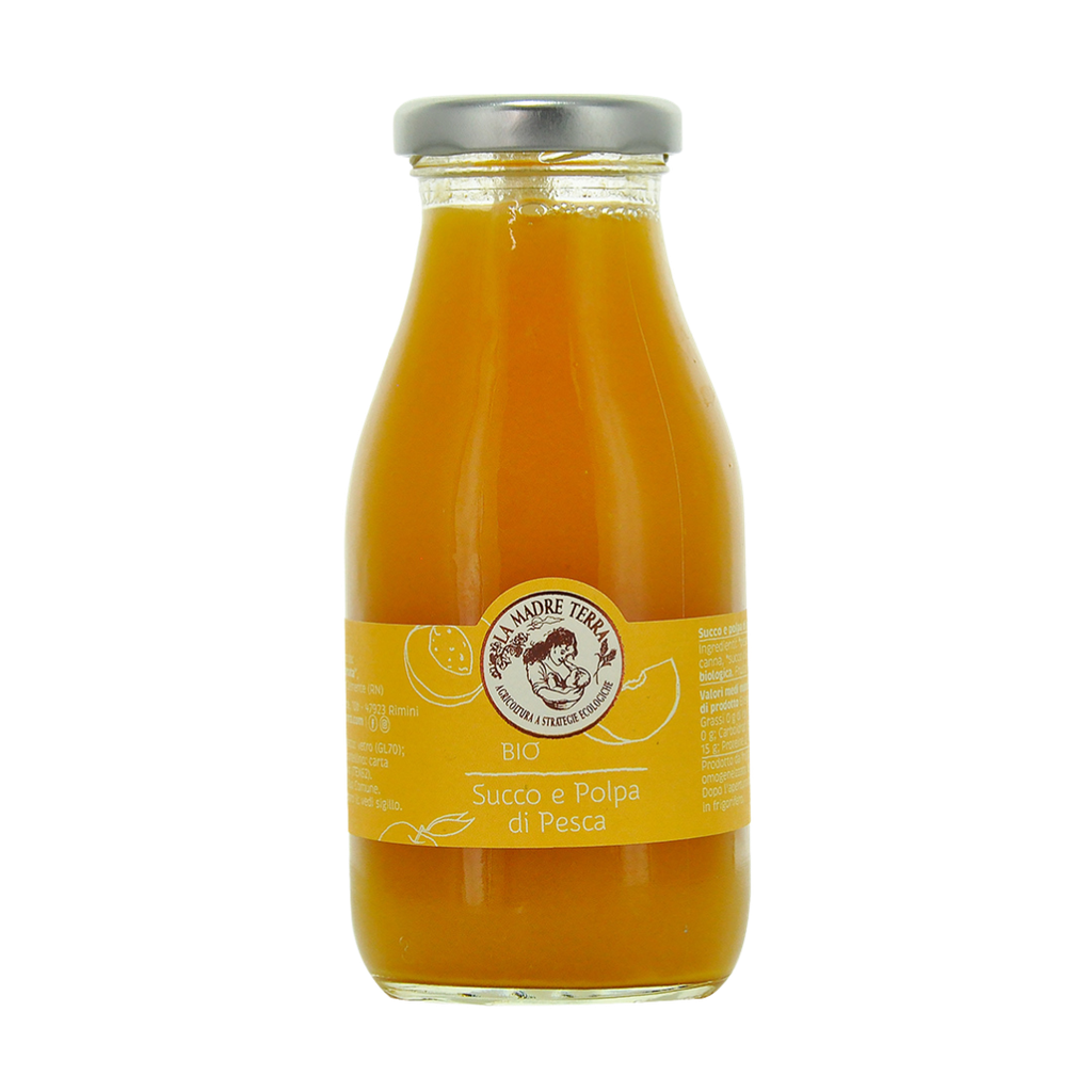 Succo e polpa di pesca Bio 250 ml
