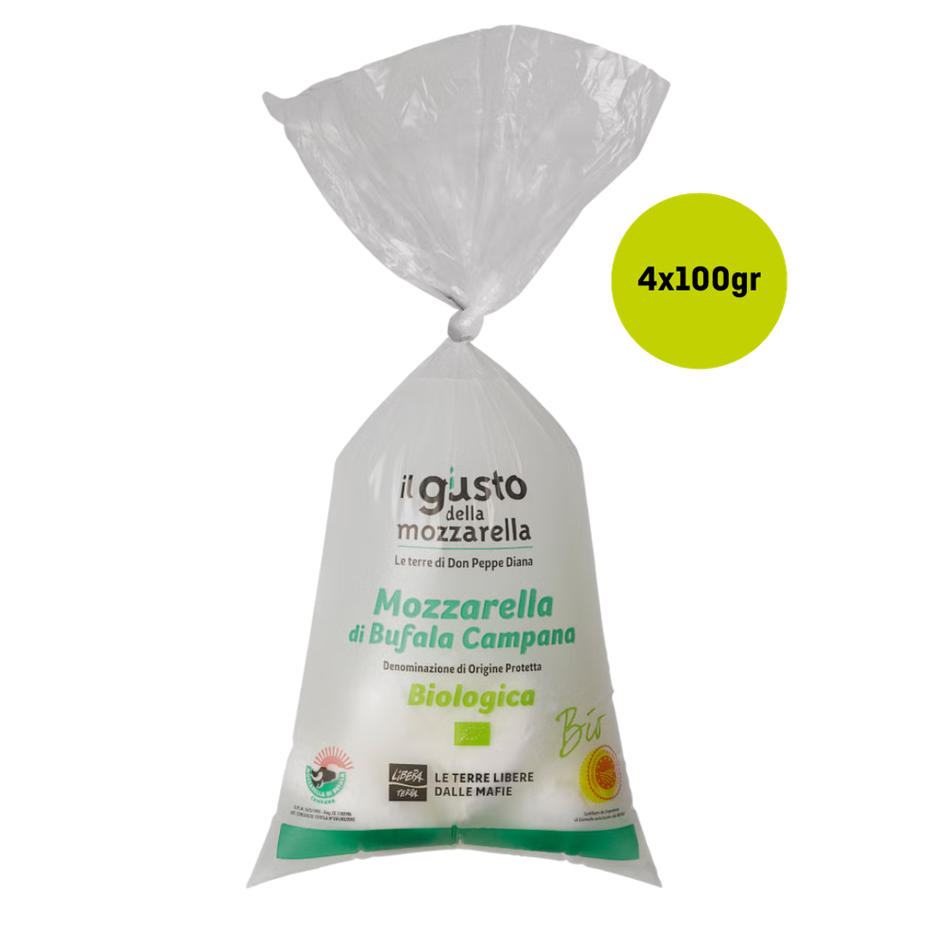 Mozzarella di Bufala Campana D.O.P Bio 4x100gr