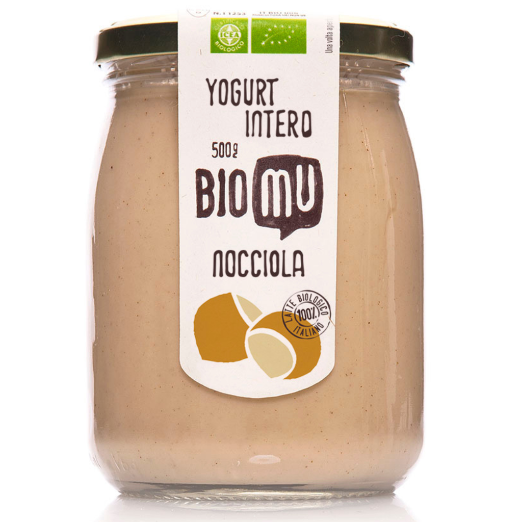 Yogurt intero alla nocciola 500gr Bio