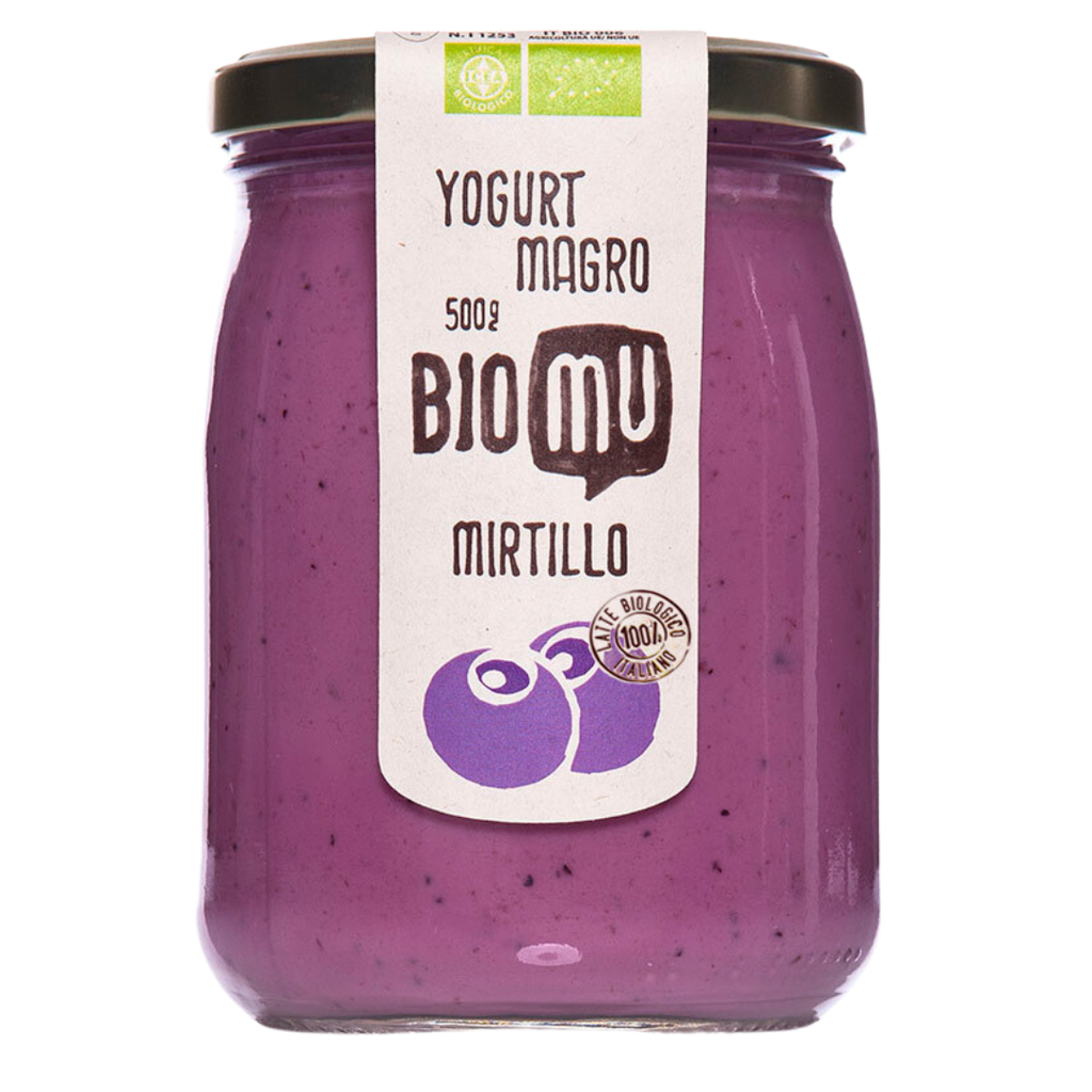 Yogurt magro al mirtillo 500gr Bio