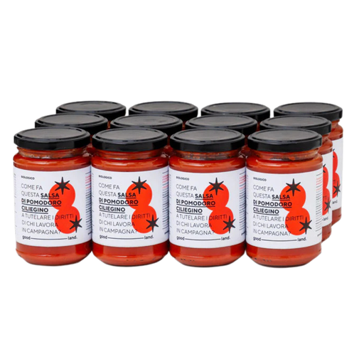 [12062] Conf. 12pz Salsa di Ciliegino No Cap Bio