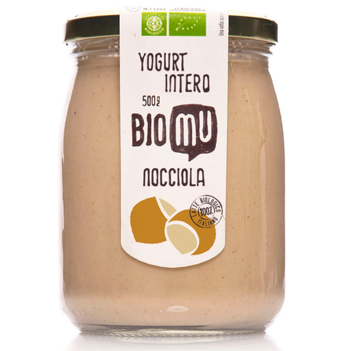 [23021] Yogurt intero alla nocciola 500gr Bio